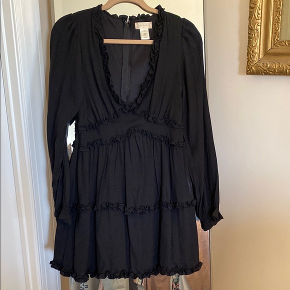Altar'd State Dresses & Skirts - Altar’d State Black Ruffle Dress